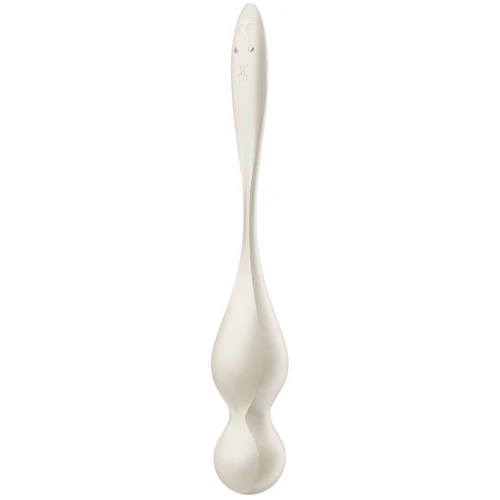 Вагинальные шарики с вибрацией Satisfyer Love Birds 1 Connect App White