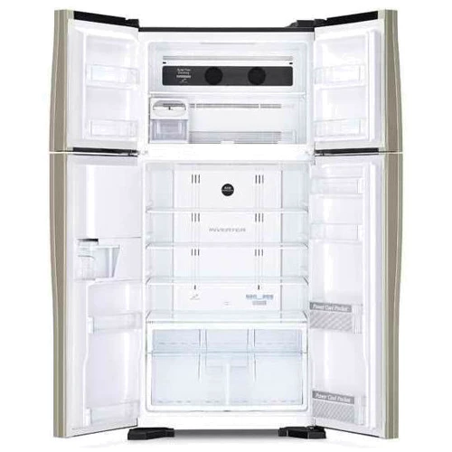 Холодильник Hitachi R-W720PUC1GBK: Тип холодильник двухкамерный