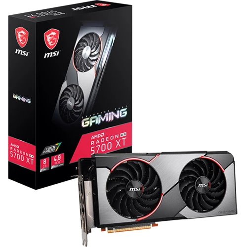 Видеокарта MSI Radeon RX 5700 XT 8192Mb GAMING (RX 5700 XT GAMING): Объем памяти, Гб 8