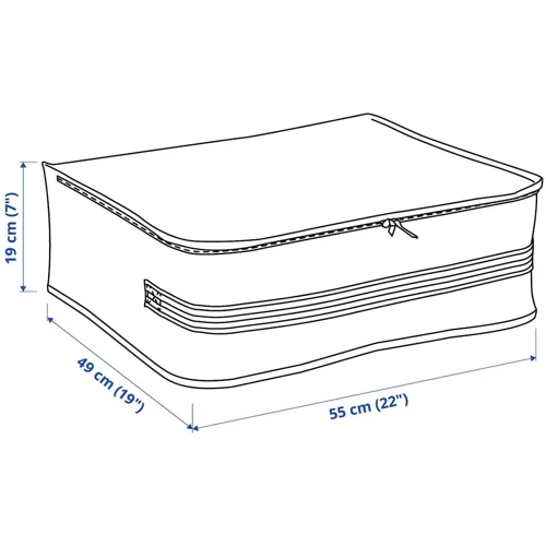 Контейнер для одежды / постели ІКЕА GÖRSNYGG 55х49х19 см (40504193)