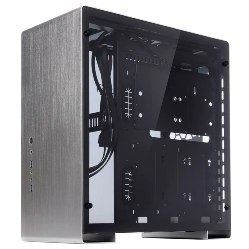 Корпус QUBE Griffin Silver (QBU5A_WSNU3): Типоразмер Midi-Tower