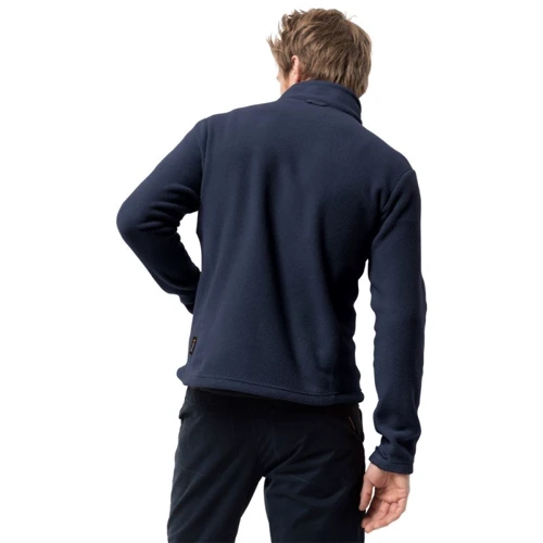 Толстовка Jack Wolfskin Moonrise Jacket Men 1702064-1010 46 синяя на молнии: Капюшон Без капюшона