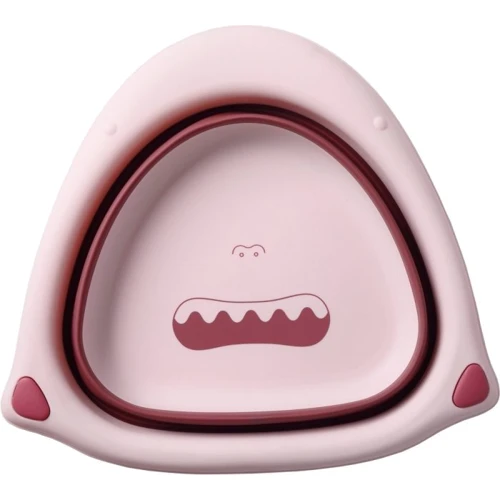 Тазик складной Babyhood Акула розовый (BH-746BP)