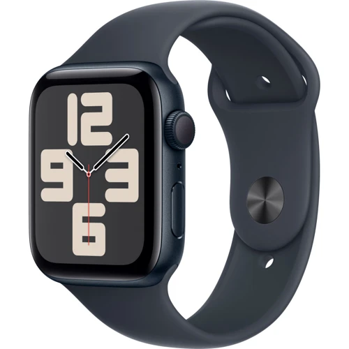 Apple Watch SE 2 2024 44mm GPS Midnight Aluminum Case with Midnight Sport Band - S/M (MXEJ3QH/A) UA
