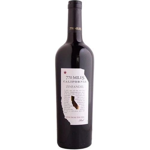 

Вино 770 Miles Zinfandel Red красное 0.75 л (WHS3263280102391)