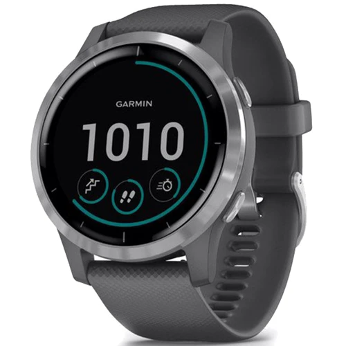 Смарт-часы Garmin Vivoactive 4 Silver Stainless Steel Bezel with Shadow Gray Case and Silicone Band (010-02174-03): Производитель Garmin