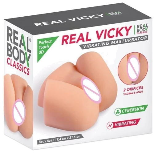 Мастурбатор с вибрацией Real Body Real Vicky