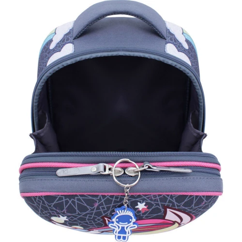 Рюкзак Bagland Turtle 17 л. сiрий 511 (0013466): Корпус рюкзака каркасний