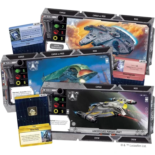 Настільна гра Fantasy Flight Games Star Wars: Outer Rim - EN АНГЛІЙСЬКОЇ МОВИ: Вік от 14-ти лет