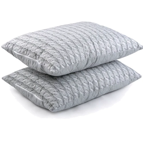 Подушка Руно Grey Braid на молнии 50х70 см (310.52СМ_Grey Braid): Наполнитель силиконизированные полиэстеровые шарики