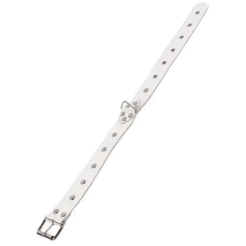 Ошейник Leather Restraints Collar, white