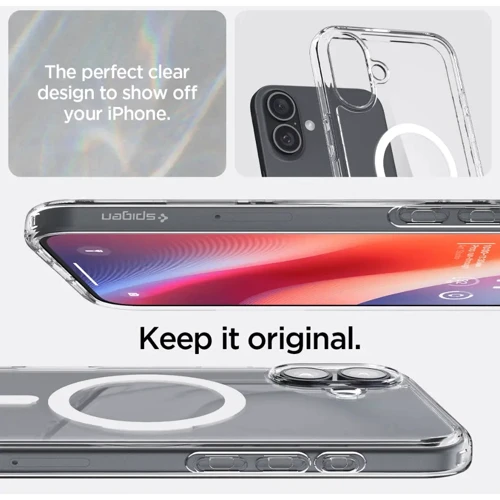 Чехол для iPhone Spigen Ultra Hybrid MagFit White (ACS08205) for iPhone 16 фото 18
