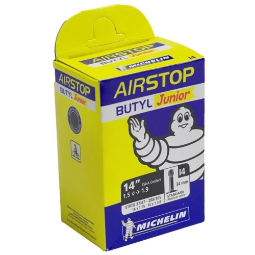 

Камера Michelin I4 Airstop город 14"x1.75-16"x1.3/8 (37/47X288/305) St (032337)