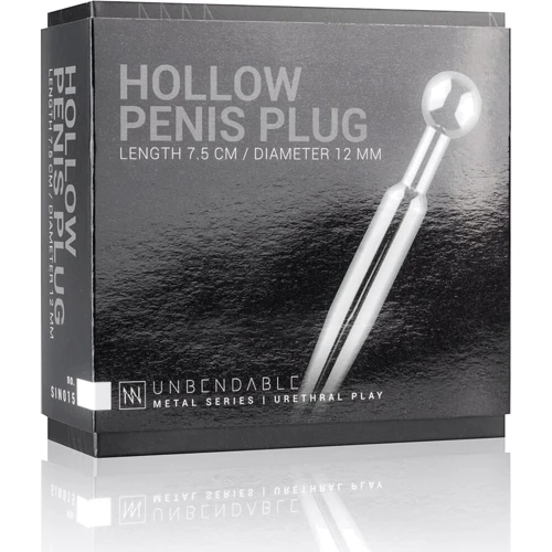 Полый уретральный стимулятор Sinner Gear Unbendable — Hollow Penis Plug