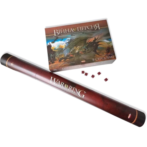 Аксесуар до настільної гри Geekach Games Війна Персня. Ігрове поле Делюкс (War of the Ring Deluxe Game Mat, Українське видання)