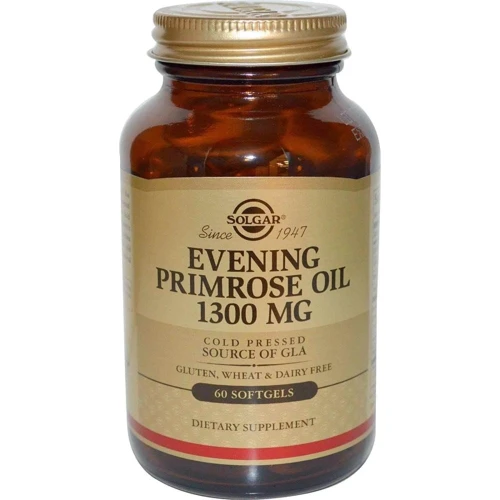 Solgar Evening Primrose Oil, 1300 mg, 60 Softgels Масло примулы вечерней