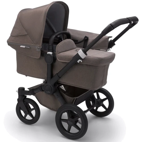 Текстильная люлька для коляски Bugaboo Donkey 3 Mineral Taupe, бежевый фото 2