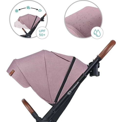 Универсальная коляска 2 в 1 Kinderkraft Evolution Cocoon Marvelous Pink (KKWEVCOPNK2000) фото 13