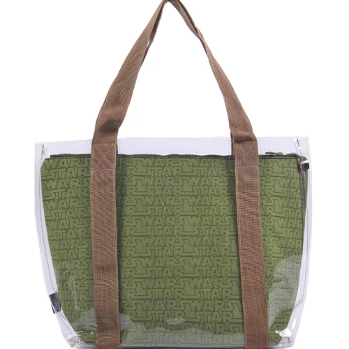 Женская сумка шоппер Cerda Mandalorian Straps Transparent Handbag зеленая (2100003308): Пол Женский