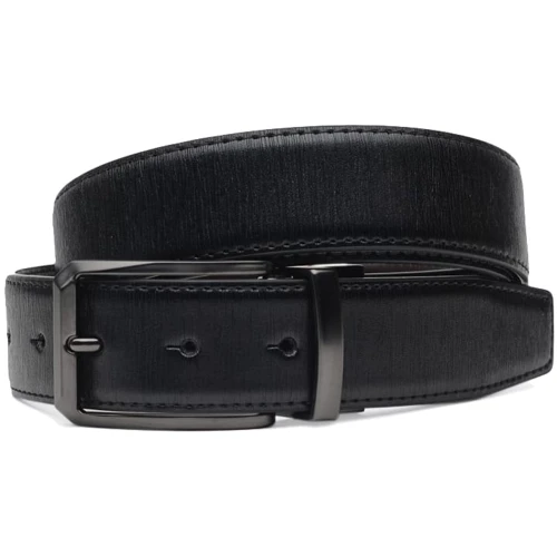 Мужской ремень Borsa Leather черно-коричневый (C135-ZZ4026-2)