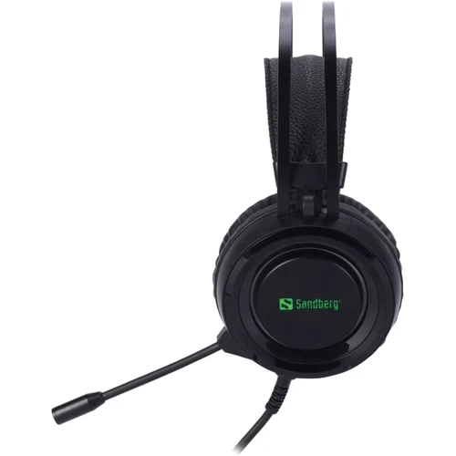 Наушники Sandberg Dominator RGB Black: Тип крепления оголовные