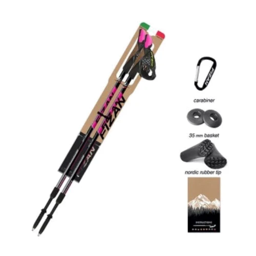 Трекінгова палиця Fizan S_23 Nordic Walking S20 7523 NW SPEED PINK: Довжина 75-125 см