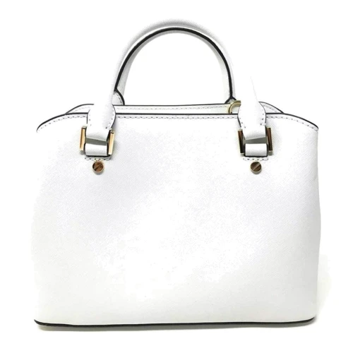 Женская сумка тоут Michael Kors белая (MK0460W): Тип ручки Со съемным ремнем, Плечевой ремень, С двумя ручками, Короткая ручка