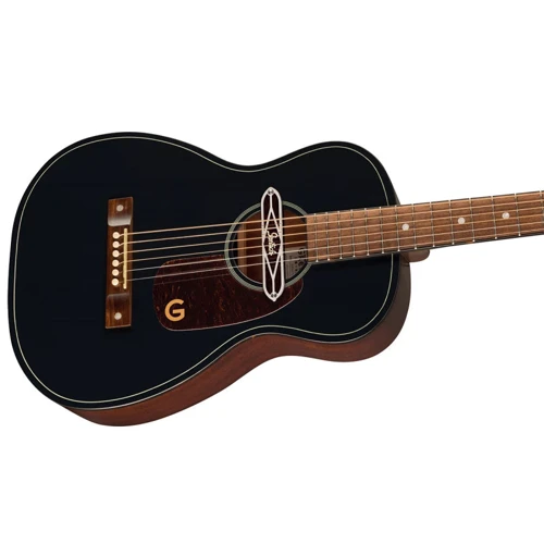 Гитара электроакустическая GRETSCH DELTOLUXE PARLOR BLACK: Количество струн 6