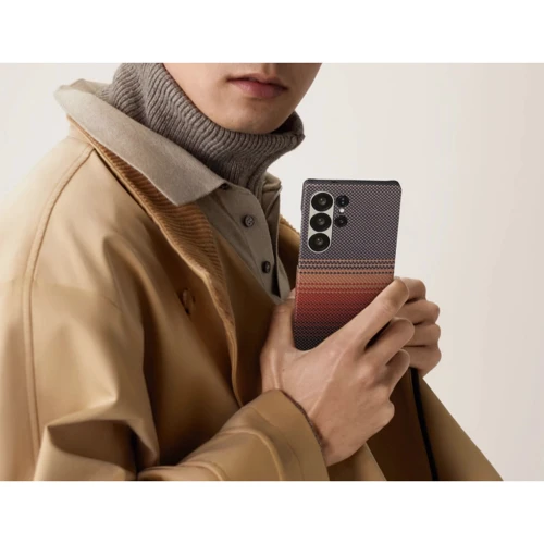Чехол для телефонов Pitaka Sunset Moonrise Tactile Woven Case Sunset (KS2503) for Samsung S931 Galaxy S25 фото 8