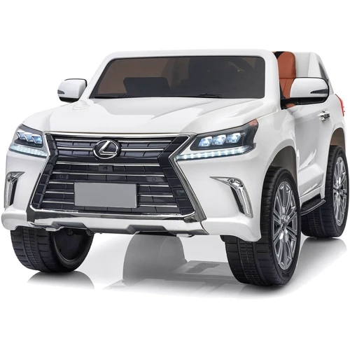 Детский электромобиль Bambi Racer Джип Lexus LX 570, белый (M 3906EBLR-1)