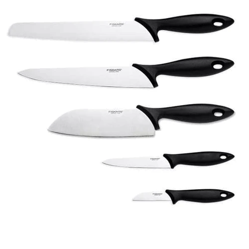 Набір кухонних ножів Fiskars Essential 6 шт. (1023782): Кількість предметів 6