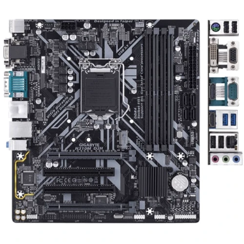 GIGABYTE H310M D3H: Оперативна пам'ять 4xDIMM DDR4 2666 МГц, до 64 ГБ