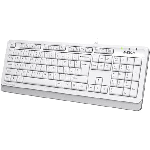 Клавіатура A4Tech FKS10 USB White: інтерфейс підключення USB