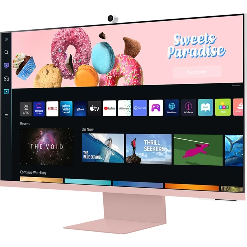 Монитор Samsung Smart Monitor M8 Pink (LS32BM80PUUXEN): Угол обзора, гор / верт 178/178