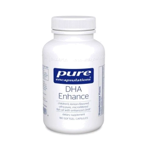 Pure Encapsulations DHA Enhance for Children chewable lemon 180 caps ДГК усиленная (PE-00822)