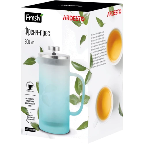 Френч-пресс Ardesto Fresh 800 мл (AR1108BFM): Тип френч-пресс