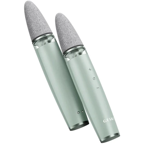 Шлифовальная пилка для стоп с дополнительными насадками GESKE Electric Pumice Foot Smoothing Multi-Pen 8в1 green (HB0530)