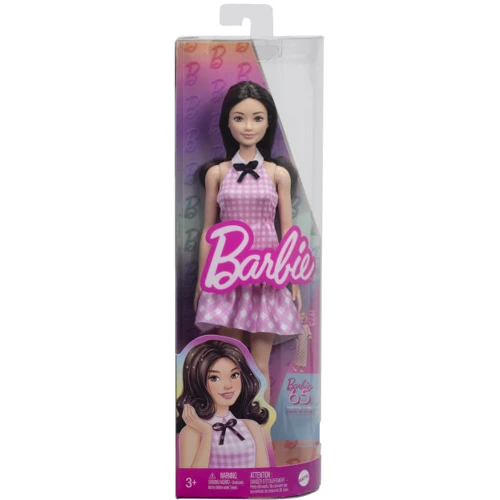 Кукла Barbie Модница в нежном платье в клетку (HRH21): Особенности На шарнирах