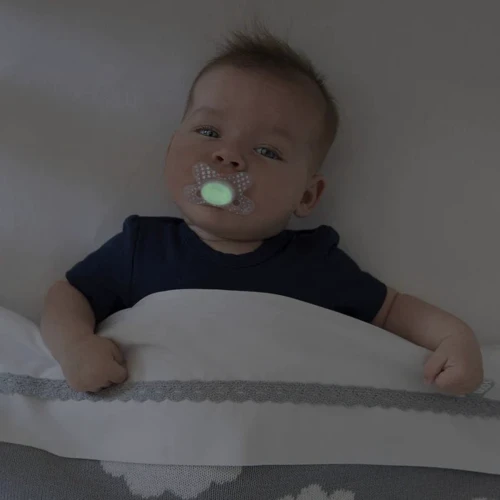 Пустушка Difrax Dental, силіконова, що світиться у пітьмі, 0-6 міс (GL799) фото 5
