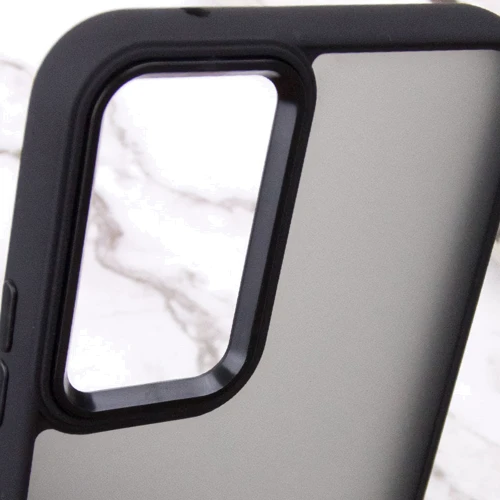Аксессуар для смартфона Epik TPU+PC Lyon Frosted Case Black for Xiaomi Redmi 13C / Poco C65: Материал TPU (термополиуретан) и поликарбонат