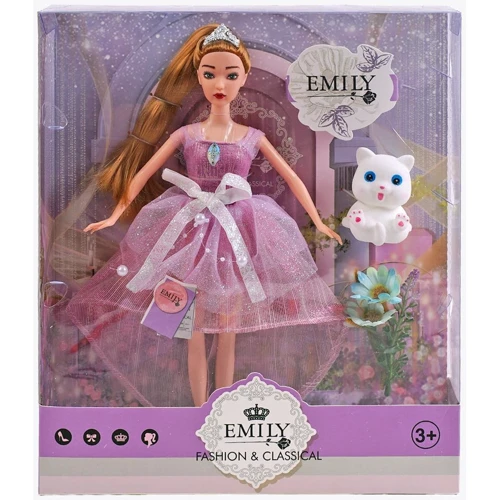 Кукла Emily с питомцем и аксессуарами, 30 см (QJ 118 B)