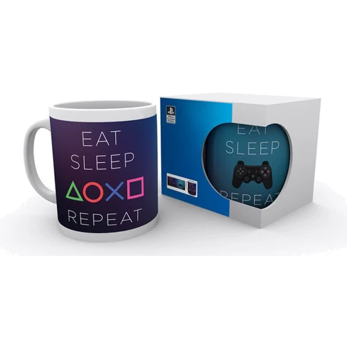 Кружка Playstation Eat Sleep Repeat 295 мл: Виробник GB eye