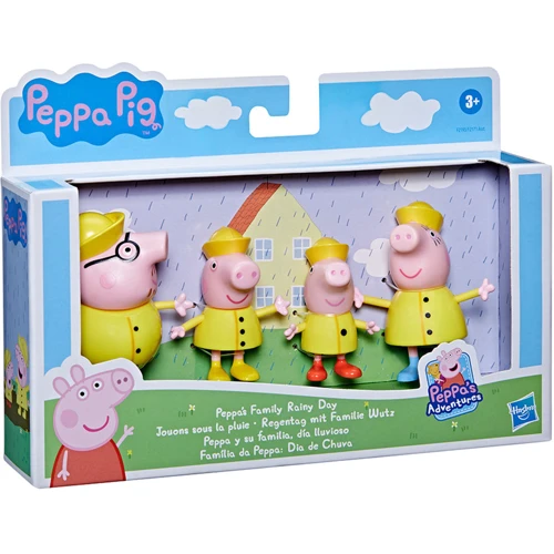Ігровий набір Peppa Pig Дружна родина Пеппи Дощовий день (F2193): Стать Унисекс