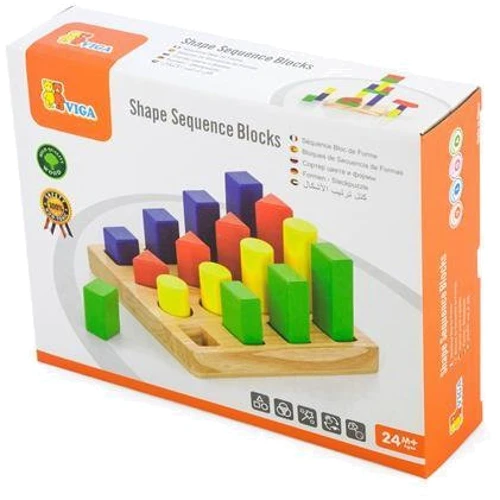 Деревянный сортер Viga Toys Фигуры и размеры (51367)