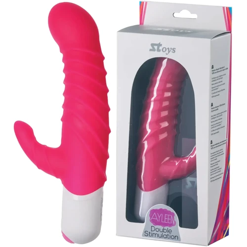 Вибратор StRubber SToys Ayleen Double Stimulation Pink
