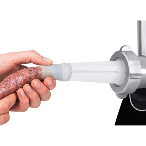 Мясорубка Bosch MFW3850B: Дополнительные насадки пресс для цитрусовых, овощерезка (терка/шинковка), насадка для колбасок, насадка «кеббе»