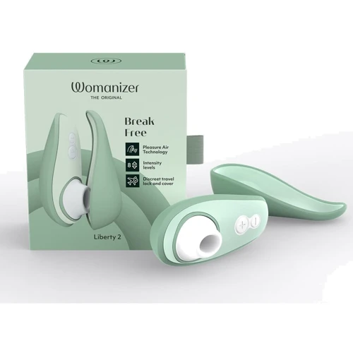 Вакуумный клиторальный стимулятор Womanizer Liberty 2 Sage