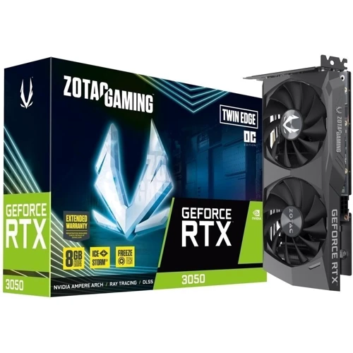 Видеокарта Zotac GAMING GeForce RTX 3050 Twin Edge OC (ZT-A30500H-10M)