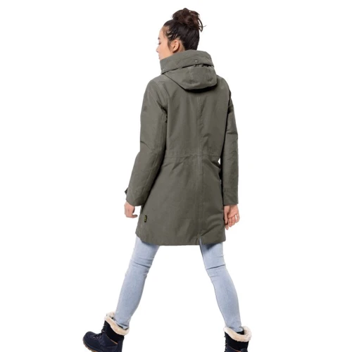 Парка Jack Wolfskin Rocky Point Parka 1109372-5066 40 серая демисезонная с капюшоном: Страна производитель Бангладеш