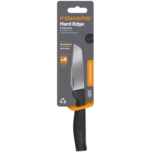 Нож Fiskars Hard Edge для овощей 8.8 см (1051777): Лезвие Нержавеющая сталь
